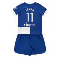 Camisa de time de futebol Atletico Madrid Thomas Lemar #11 Replicas 2º Equipamento Infantil 2023-24 Manga Curta (+ Calças curtas)